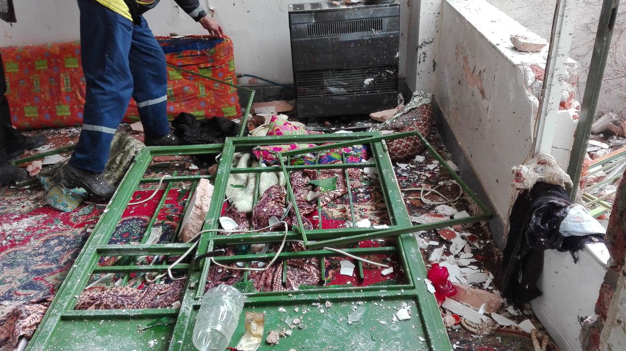 انفجار امروز گاز در منزل مسکونی مراغه + تصاویر