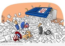 کاریکاتور انتخاباتی / حال و روز بدخواهان نظام پس از انتخابات